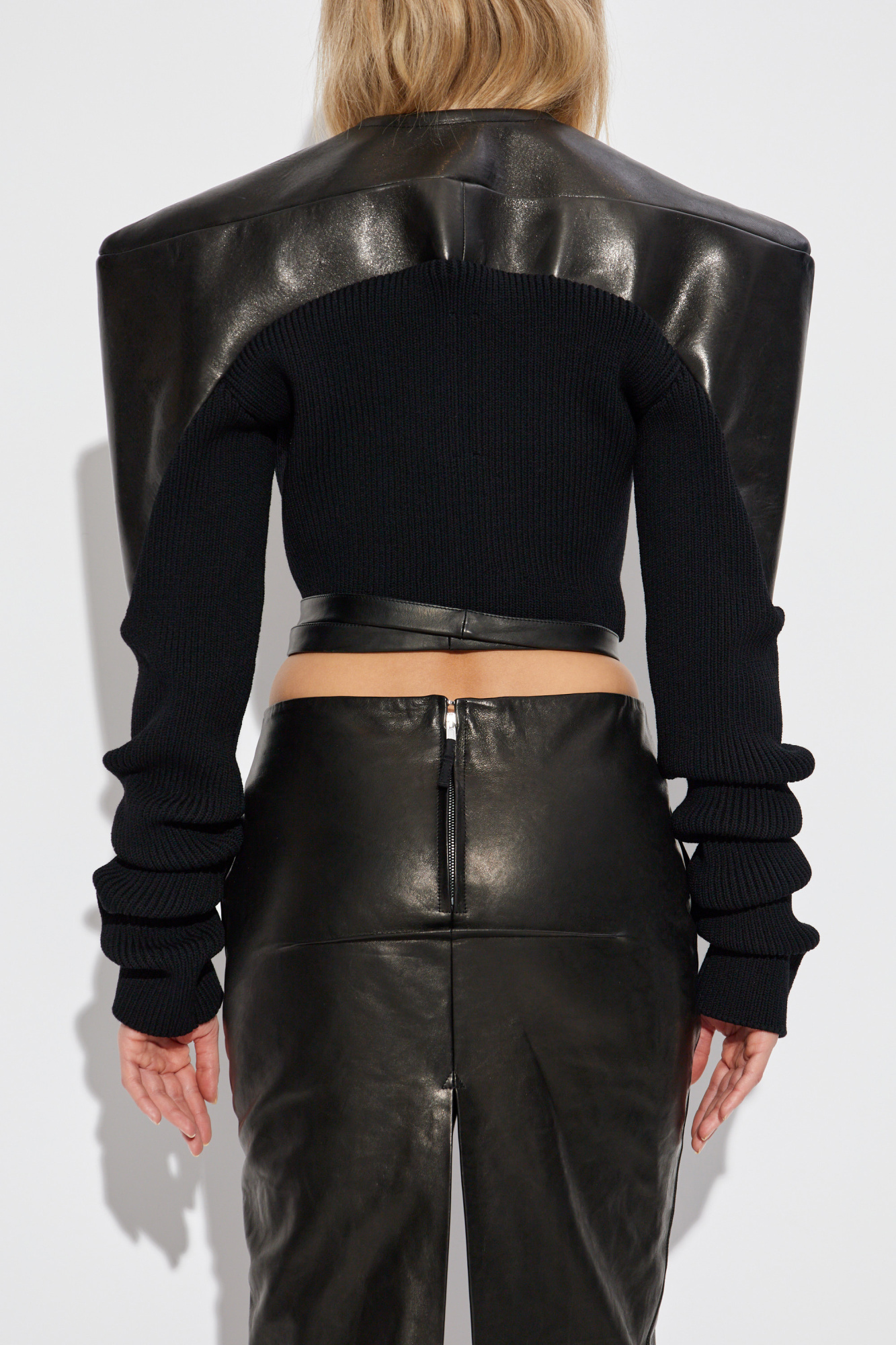 ジャケット・アウター RickOwens Turtle Neck LambLeather Jacket